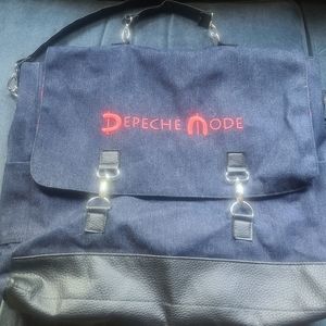 Depeche Mode denim messenger bag